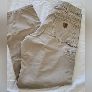 Vintage Carhartt  Carpenter Distressed Pants Size 34 x 32 Styld BH159